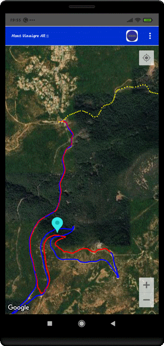 Menu Trajet d'Accès