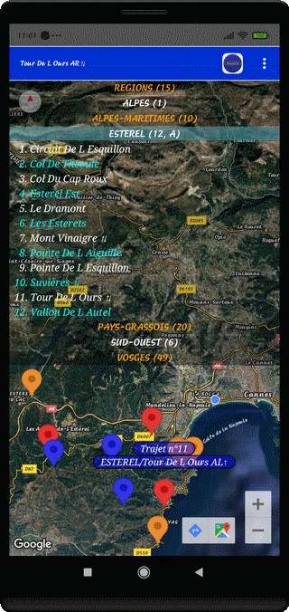 TraJecSan : Accueil Trajets V3