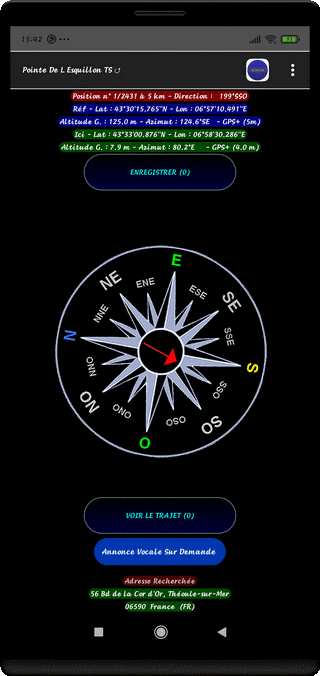 TraJecSan : Point de Départ