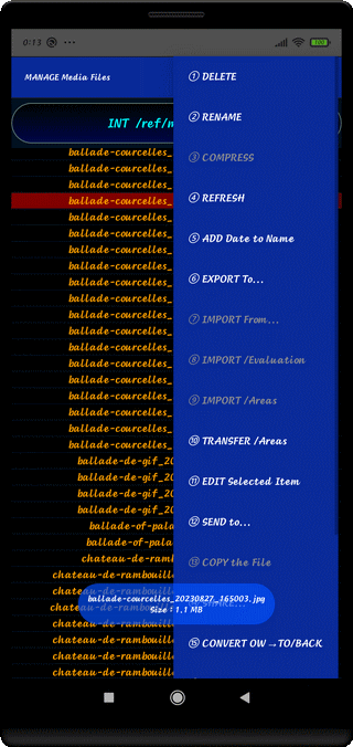 TraJecSan : Manage the Media